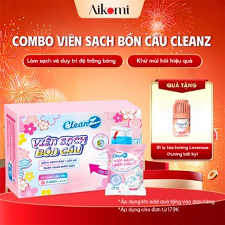  Combo Viên sạch bồn cầu CleanZ thả bồn cầu sạch khuẩn tẩy mảng bám khử mùi diệt vi khuẩn toilet 