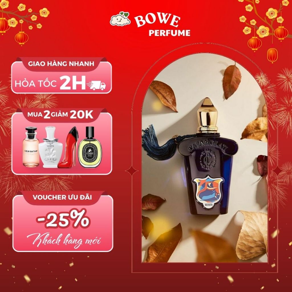 Nước Hoa Chiết 10ml Nam Xerjoff Casamorati Mefisto Hương Thơm Nam Tính, Nhẹ Nhàng | Dung tích 10ml