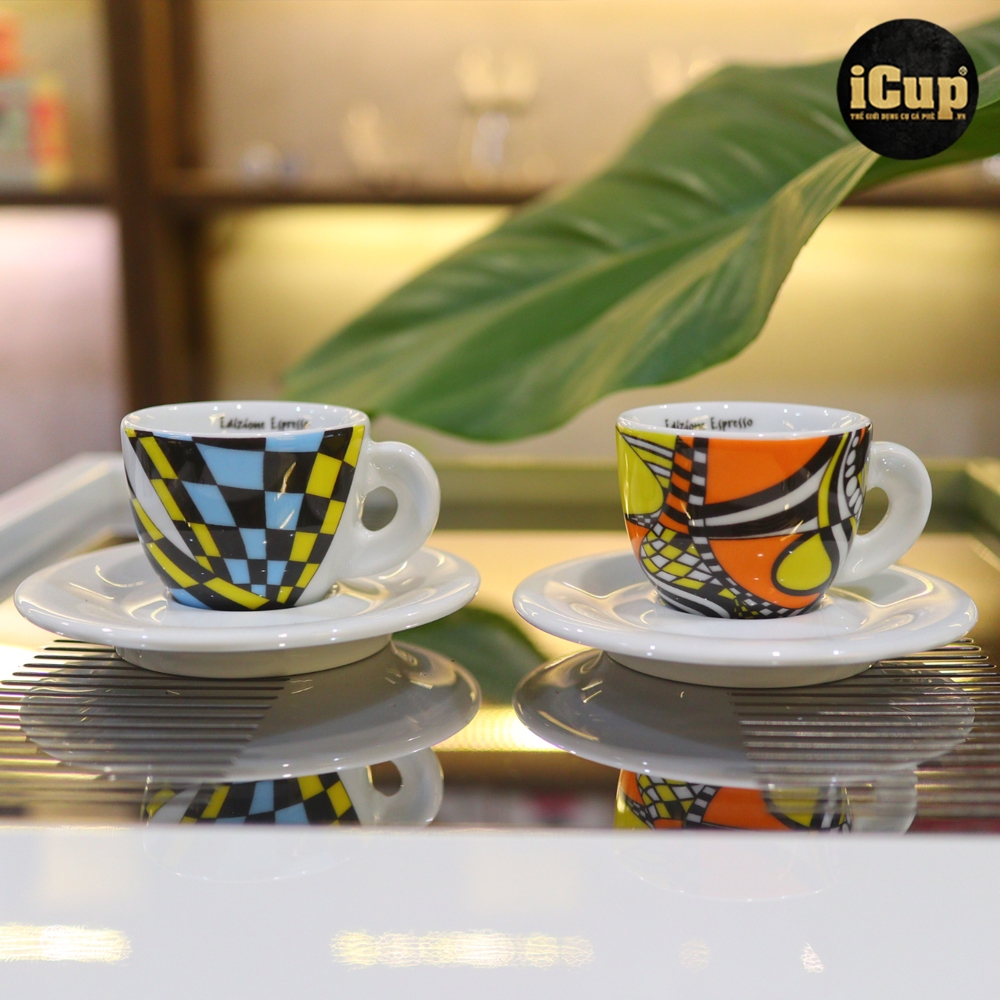 Ly đĩa espresso 70ml Ancap Arlecchino 2017 | Made in Italia