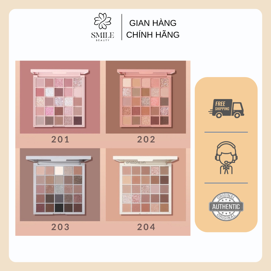 Bảng Phấn Mắt Gogo Tales Classic Orange 25 Ô Back To Reality Eyeshadow
