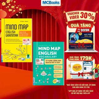 Sách - Combo Mindmap English Grammar và Mindmap English Vocabulary - Kèm Khóa Học Chi Tiết