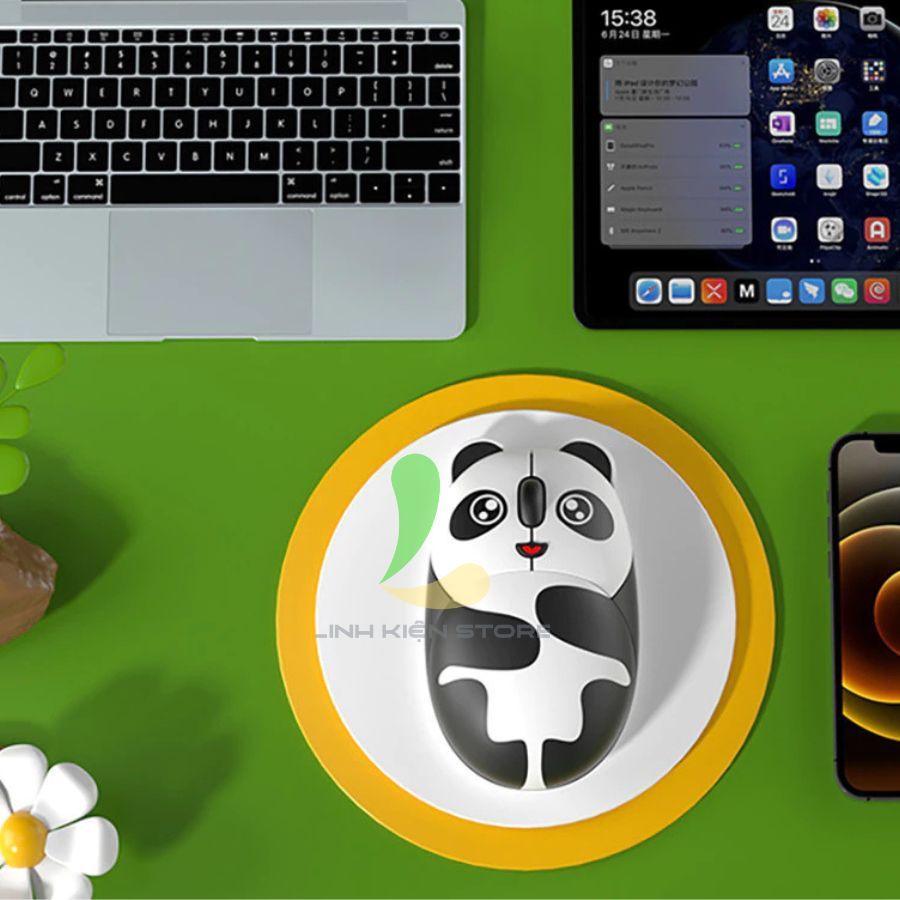 Chuột HOSAN Free Wolf M36 Kết Nối Bluetooth Thiết Kế Gấu Trúc Dễ Thương Nhỏ Gọn | BigBuy360 - bigbuy360.vn