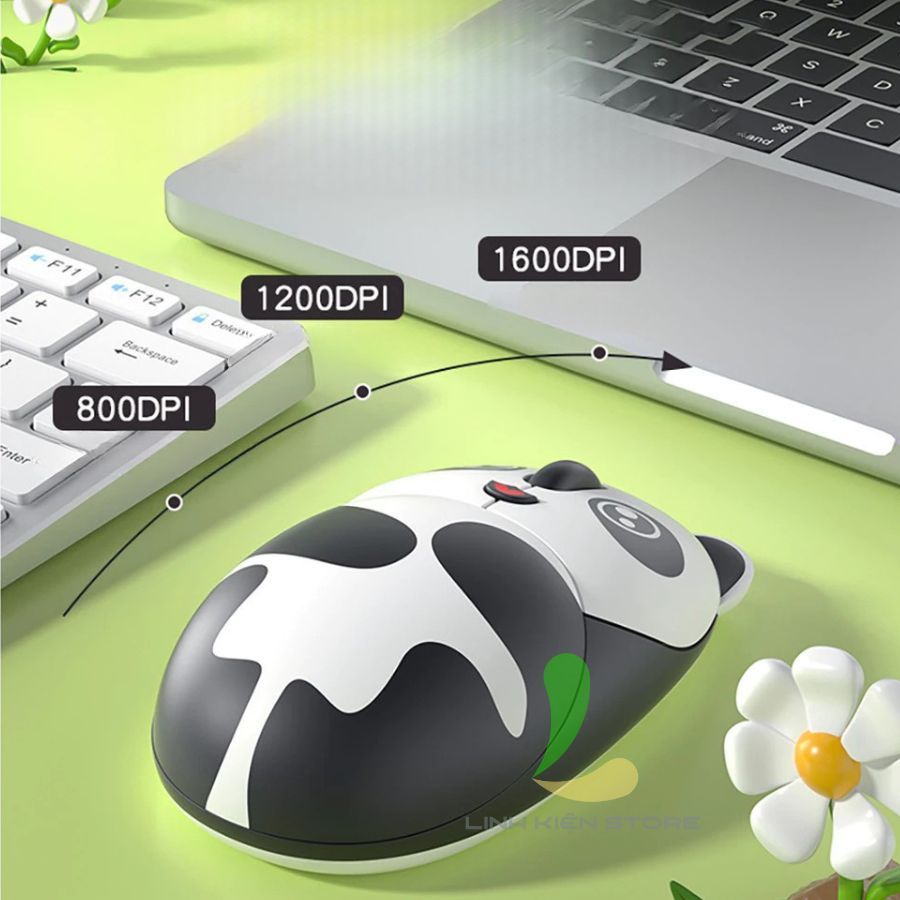 Chuột HOSAN Free Wolf M36 Kết Nối Bluetooth Thiết Kế Gấu Trúc Dễ Thương Nhỏ Gọn | BigBuy360 - bigbuy360.vn