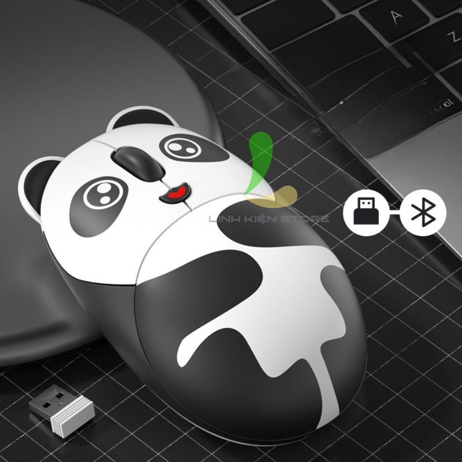 Chuột HOSAN Free Wolf M36 Kết Nối Bluetooth Thiết Kế Gấu Trúc Dễ Thương Nhỏ Gọn | BigBuy360 - bigbuy360.vn