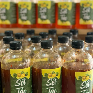 SỐT TẮC CHAI 500ML CÔ ĐẶC CHUA NGỌT ĐẬM VỊ ĂN KÈM BÁNH TRÁNG - BÁNH TRÁNG CÔ BÉ