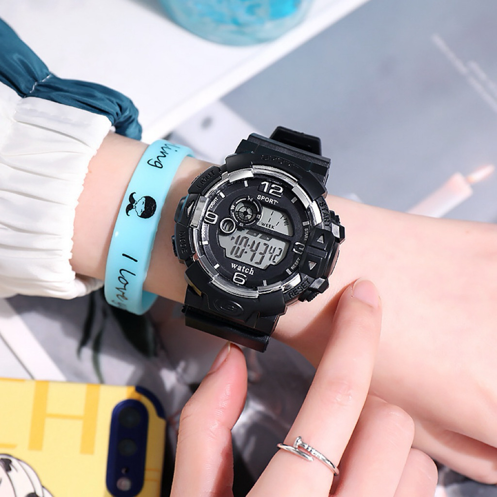 Đồng Hồ Thể Thao Nam - nữ Điện Tử Màn Hình LED Phong Cách Năng Động