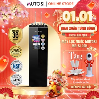  Máy Lọc Nước Nóng Lạnh Nguội Ion Kiềm Hydrogen Mutosi MP-S129H. Có Cảnh Báo Thay Lõi Lạnh Block 