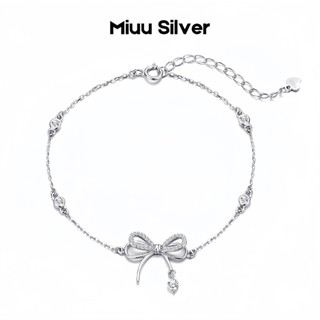  Vòng tay bạc Miuu Silver lắc tay nữ Amelia 
