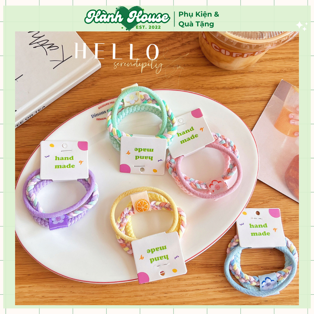 Set 3 dây cột tóc nữ siêu dễ thương