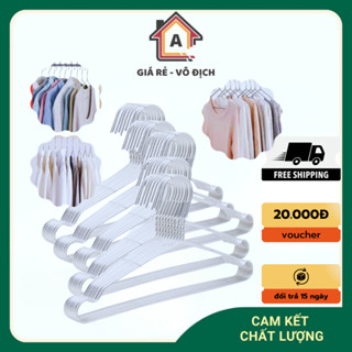  Combo 50 Móc Nhôm Phơi Quần Áo Móc Treo Quần Áo Móc Treo Đồ Chống Gỉ,dày 2.5mm 