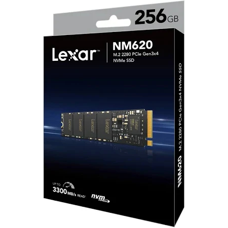 Ổ cứng SSD Lexar NM620 256GB M2 NVMe PCIe Gen3x4