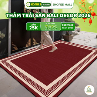  Thảm Trải Sàn Bali HOMIES Bedding & Décor Hoạ Tiết Trang Trí 2025 Basic Decor Trải Phòng Khách 