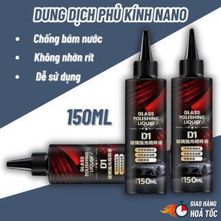 Dung Dịch Phủ Kính Nano Ô Tô Chống Bám Nước Mưa, Hạn Chế Nước Mưa Bám Kính, An Toàn Khi Lái Xe