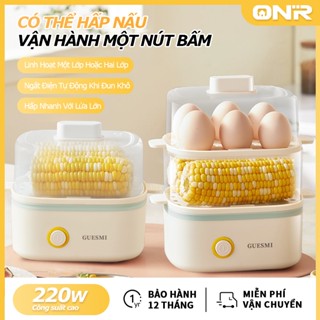  Nồi Hấp Điện Máy Hấp Trứng MINI Tự Động Đa Năng Tiện Dụng Bảo Hành 12 Tháng 