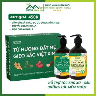   SET QUÀ TẶNG 450K   Bộ Sản Phẩm Dầu Gội Cỏ Cây Hoa Lá Dành Tặng Người Thương 