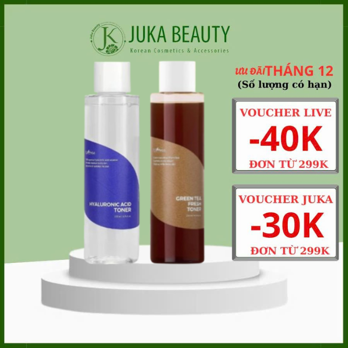 Nước hoa hồng Isntree Green Tea Fresh Toner/ Hyaluronic Acid Toner