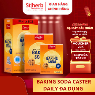  Baking Soda Đa Dụng Caster Daily bột nở khử mùi diệt khuẩn tẩy rửa làm bánh chăm sóc da 227g - 907g 