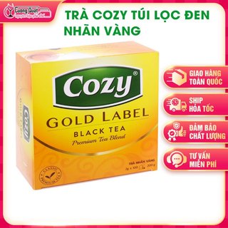 Cozy trà đen nhãn vàng