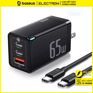  Bộ Sạc Nhanh Baseus GaN5 Pro Quick Charger 65W  Type Cx2 + USB PD3.0 PPS QC4.0 SCP FCP Multi Quick Charge Protocol New 