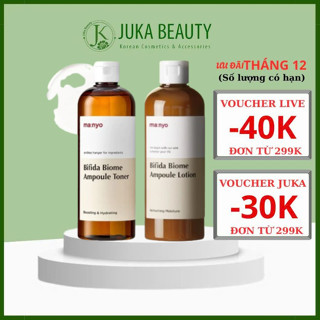  Nước hoa hồng   Sữa dưỡng ẩm Ma:nyo Bifida Biome Ampoule Toner   Lotion 