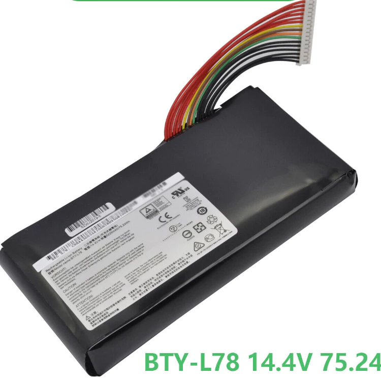 ⚡ Pin (Original) 83.25Wh Latop MSI GT72 2QD GT62VR 6RD GT72S 6QF GT80 BTY-L78 Battery