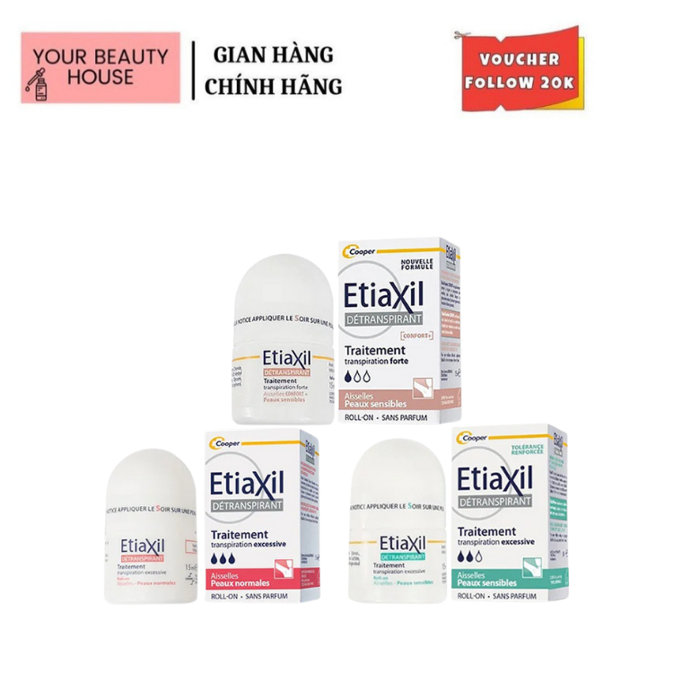 [Etiaxil  ] Lăn Etiaxil Detranspirant Hỗ Trợ Khử Mùi Và Ngăn Mồ Hôi Etiaxil Detranspirant - 15Ml