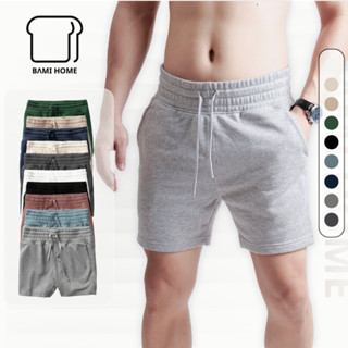  Quần short thể thao nam basic BAMIHOME chất vải nỉ chân cua khô thoáng thoải mái QN08 