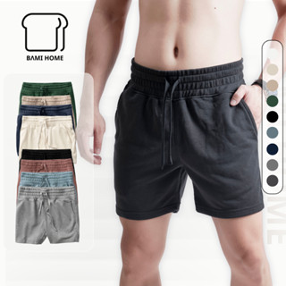  Quần short nam BAMI HOME thiết kế lưng cao chất vải nỉ chân cua thoáng mát co giãn 4 chiều QN082 