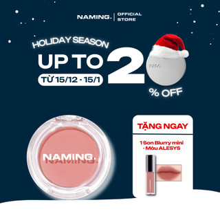   TẶNG SON MINI  Phấn má hồng mịn lì NAMING Fluffy Powder Blush 3.2g 