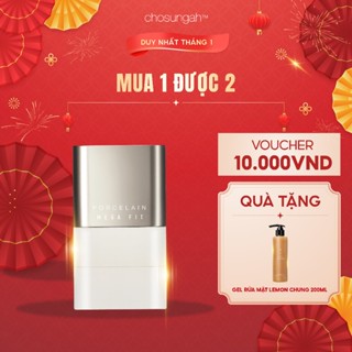   CHÍNH HÃNG  Kem Nền Dạng Thỏi Bền Màu Suốt 24h CHOSUNGAH Megafit Porcelain Stick Foundation 16g 