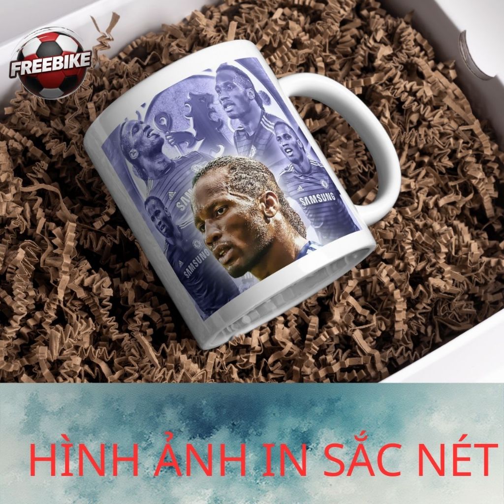 LY SỨ IN CAO CẤP HÌNH DIDIER DROGBA