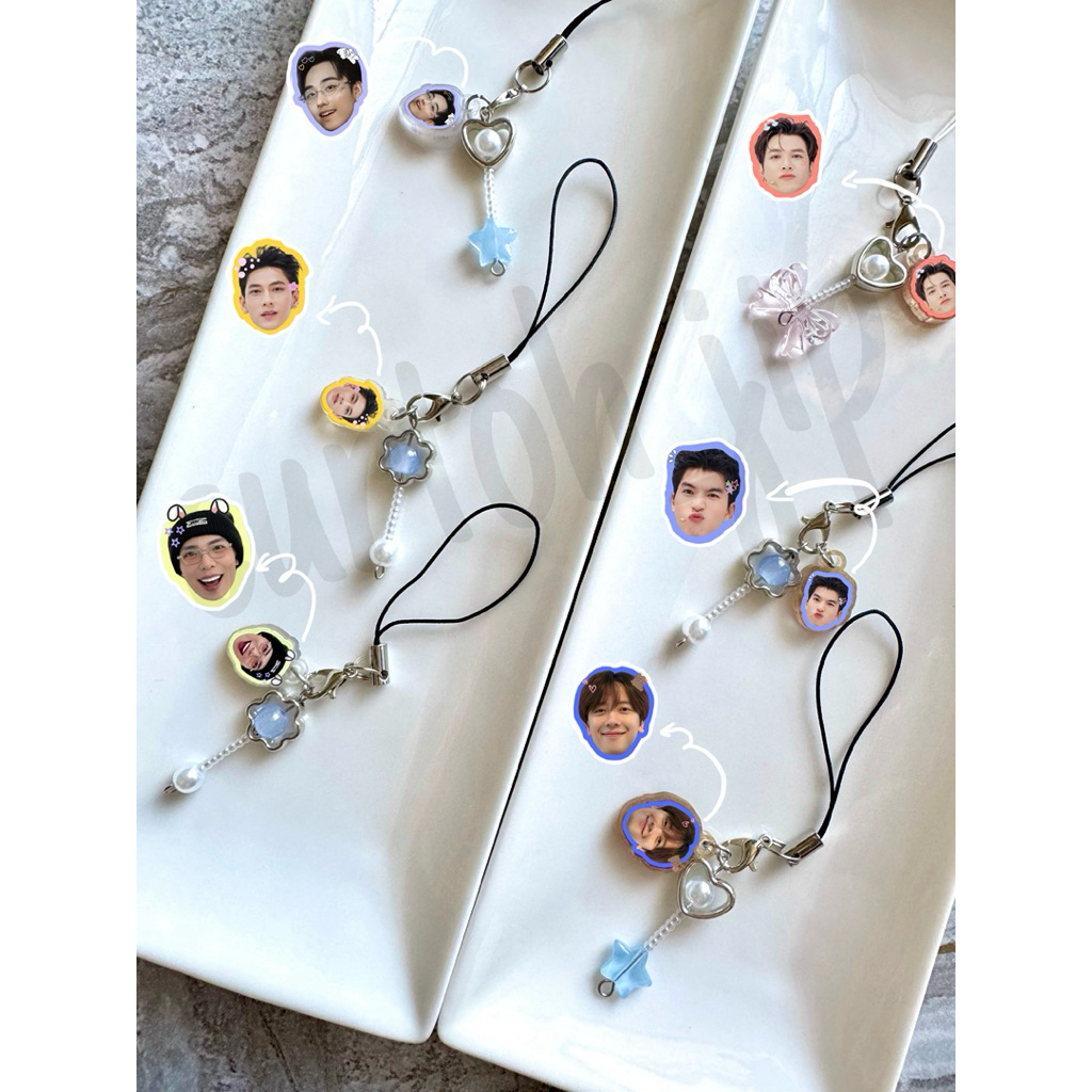 Phonecharm decor điện thoại, túi xách, bóp ví ver Atus / Isaac / Hieuthuhai/ HaiDang Doo/ Erik / Nic