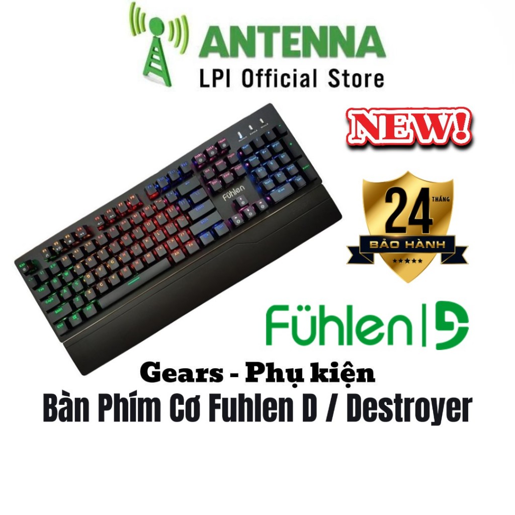 Bàn phím cơ fuhlen D ( Destroyer ) / Chính hãng bảo hành 24 tháng