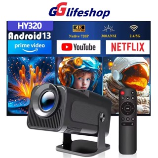 Máy chiếu HY320/HY300 Pro Android13.0 Full HD WiFi 2,4/5G Bluetooth Kết nối điện thoại laptop ios xem phim