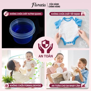 [MUA 1 TẶNG 1] Nước giặt xả Floracia hương hoa 3 tầng túi 2KG, không huỳnh quang sạch sâu an toàn dịu nhẹ giặt đồ lót