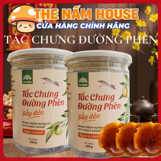 Tắc Chưng Đường Phèn Sấy Dẻo - Đặc Sản Chánh Gốc Đồng Tháp-Tư Bông hủ 150gr