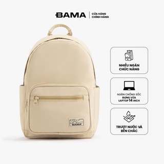  Balo nhỏ nam nữ đi học đi làm BAMA New Basic Backpack NB104 chống nước nhiều ngăn đựng laptop 13inch 