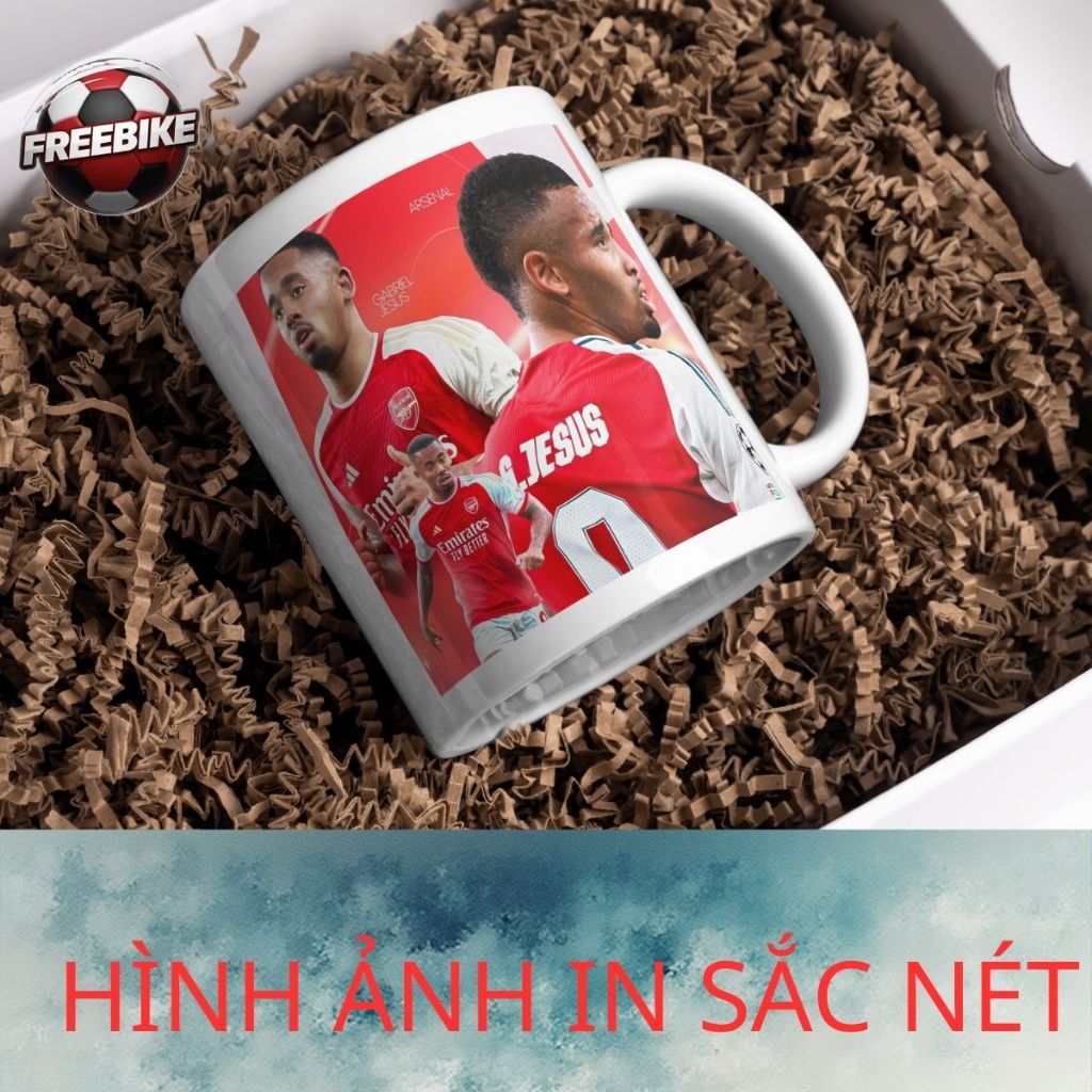 LY SỨ IN CAO CẤP HÌNH GABRIEL JESUS