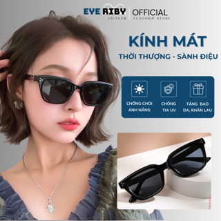 Kính Râm Nam Nữ Chống Tia UV400 Kính Mát Thời Trang Gọng Vuông Cao Cấp Phong Cách Retro R2329
