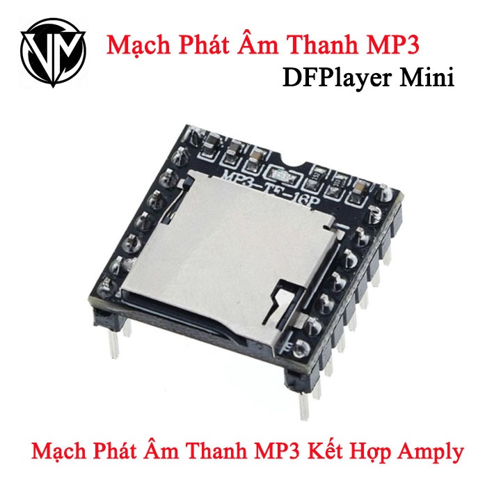 Module Giải Mã DFPlayer Mini JL -24Pin Máy Nghe Nhạc MP3 - Mạch Phát Âm Thanh Kết Hợp Amply