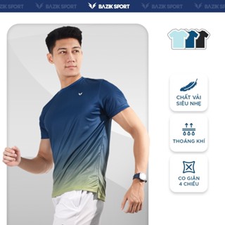  Áo Thun Chạy Bộ Nam Bazik PACE 5 Vải Co Dãn 4 Chiều Siêu Nhẹ Thấm Hút Mồ Hôi Nhanh Khô - A35 
