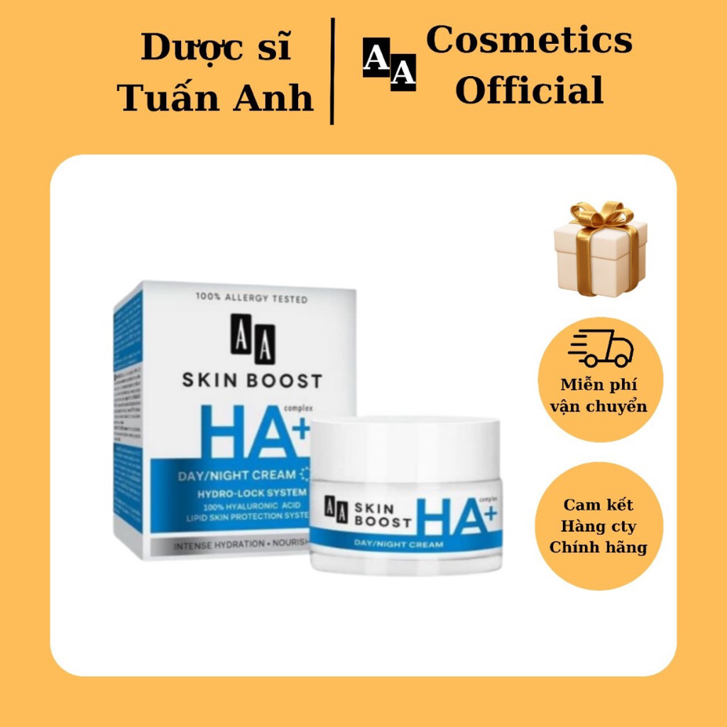Kem dưỡng ẩm AA Skin Boost HA+ của AA COSMETICS.50g