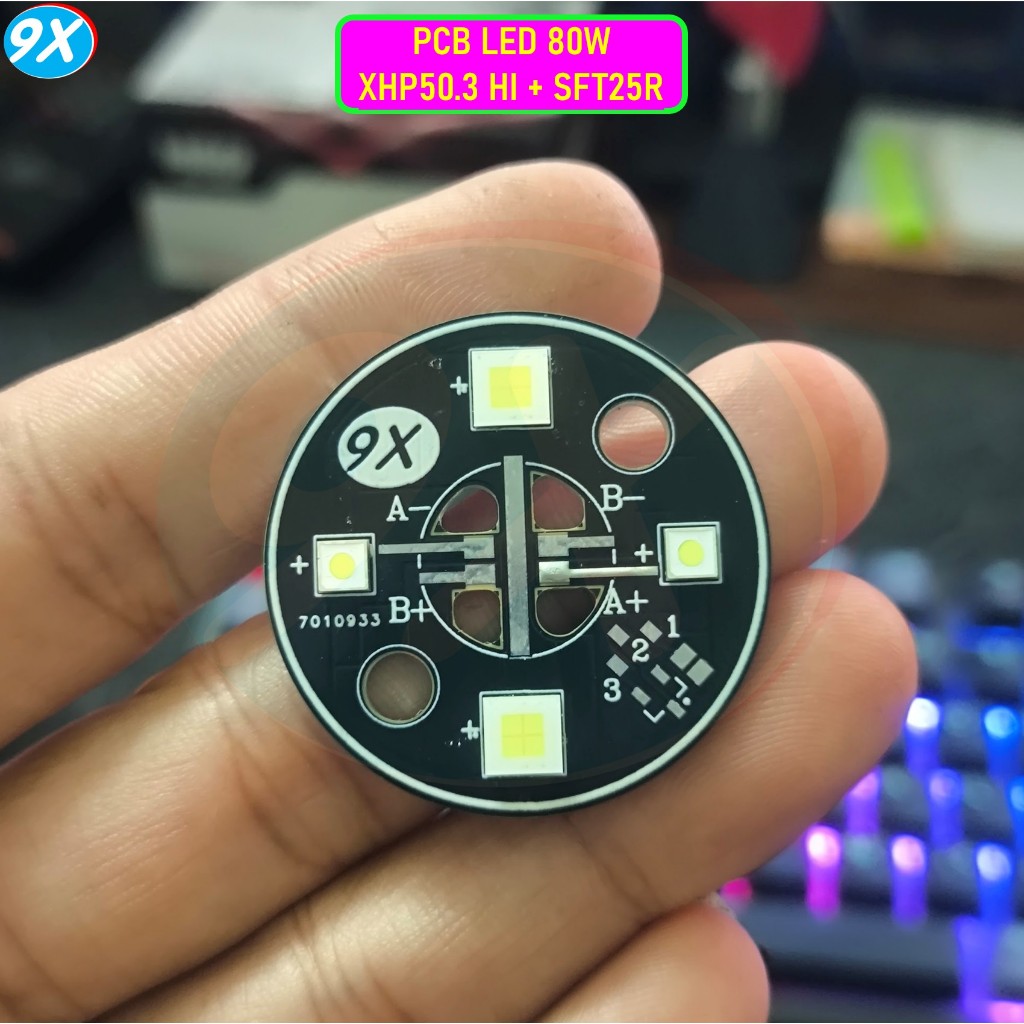 (điện áp 6V) PCB L4X Sole 2 Kênh XHP50.3 HI + SFT25R 80W