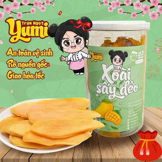  Xoài sấy dẻo Yumi 500g hoa quả sấy chua ngọt đồ ăn vặt trái cây sấy dẻo thơm ngon 