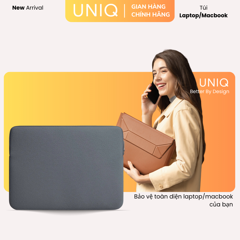 Túi laptop kháng nước UNIQ CYPRUS 13/14 inch