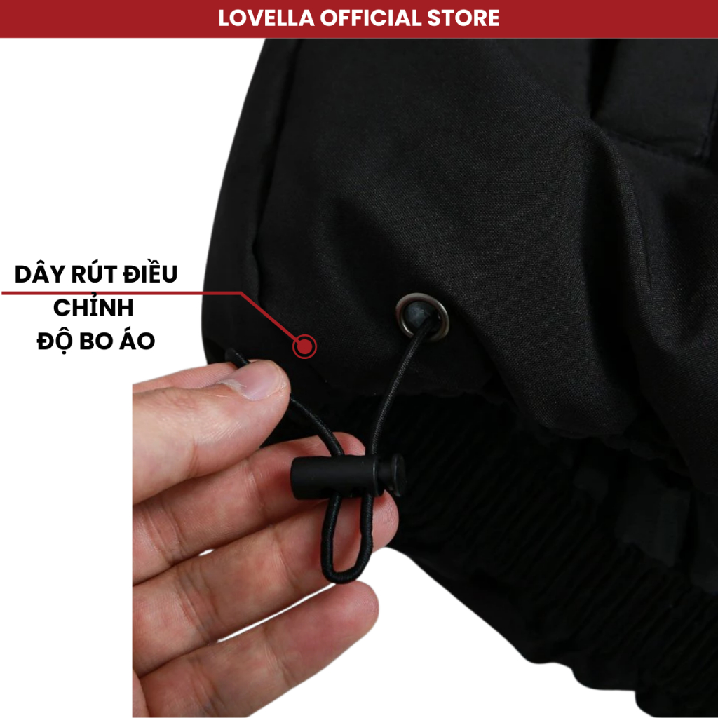 Áo Khoác Phao Thu Đông LOVELLA Dáng Boxy Unisex, Dày Dặn Giữ Ấm, Chống Gió, Phong Cách Hàn Quốc | BigBuy360 - bigbuy360.vn