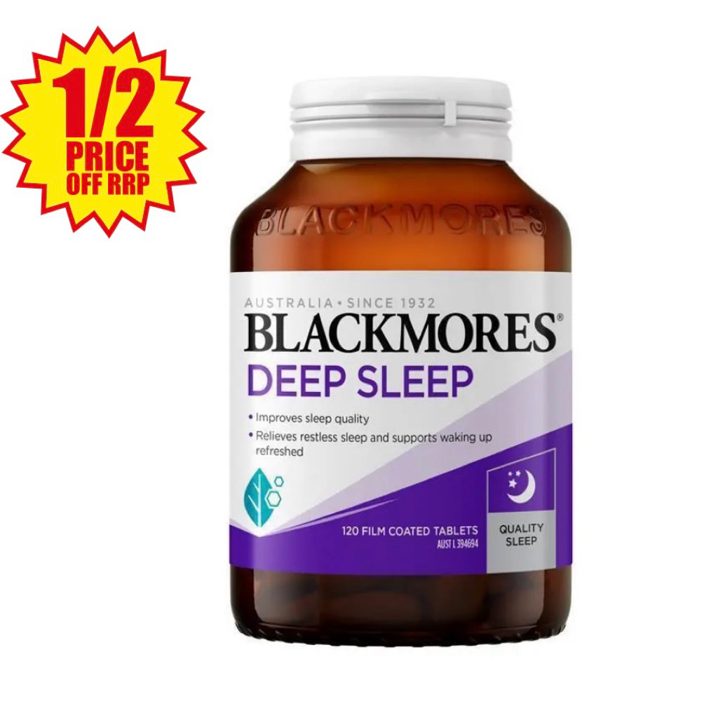 Blackmores Deep Sleep 120 Tablets hỗ trợ giấc ngủ