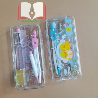 Bộ eke-thước kẻ-compa ( 9001+ 9018)