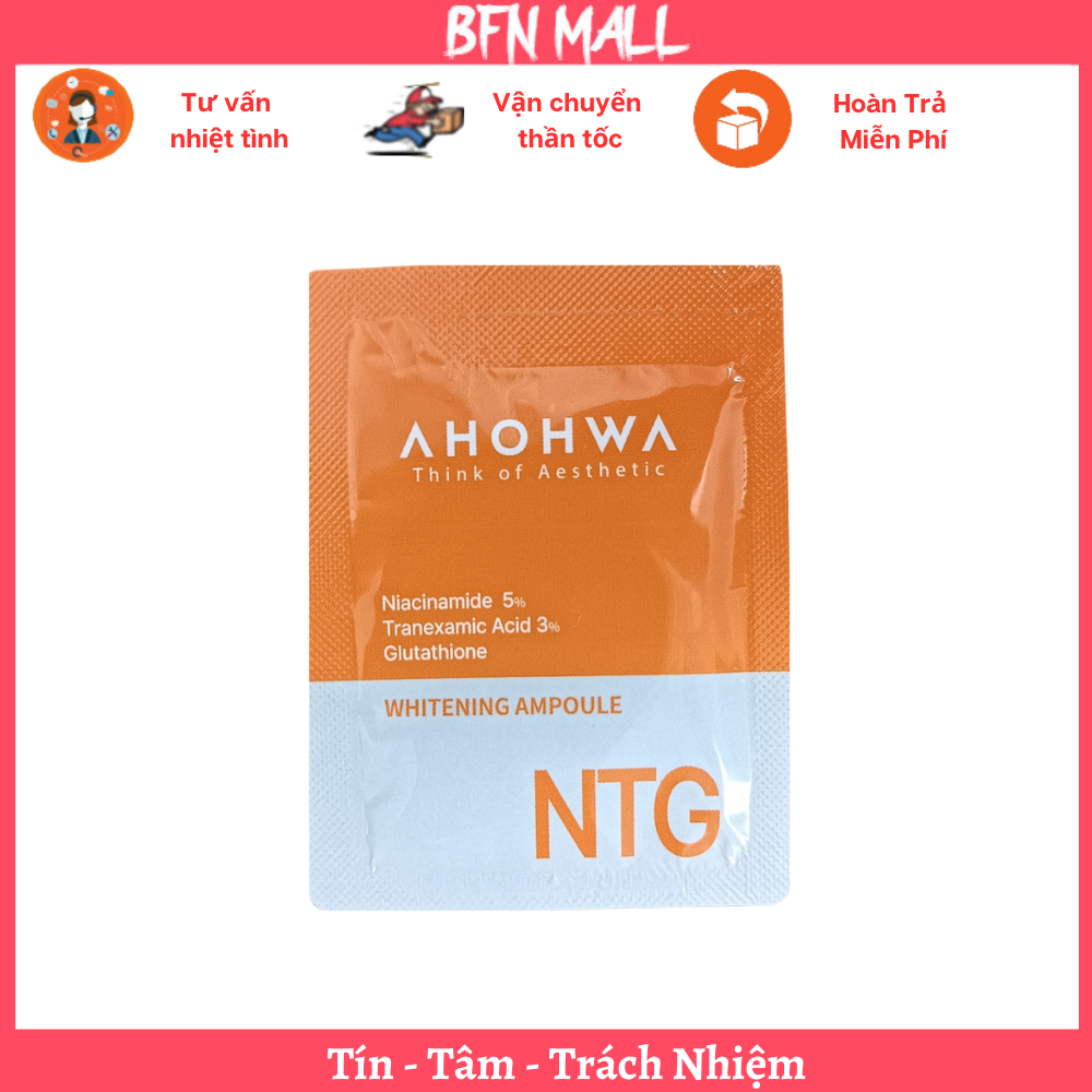 Serum & Kem Ahohaw NTG Whitening Cream / Ampoule Ahohwa 3ml