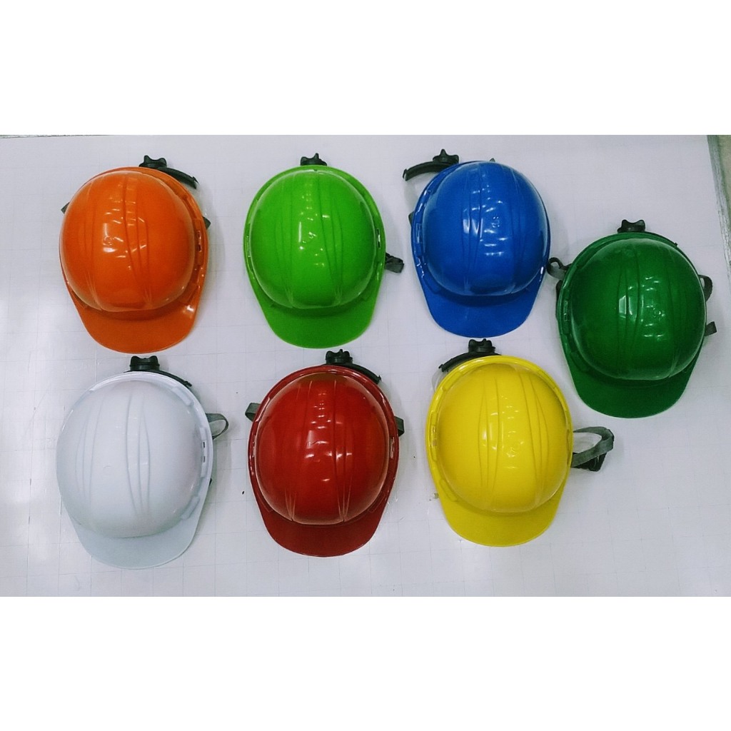 Nón bảo hộ lao động N03PP nhựa HDPE nhiều màu có mốp xốp cách nhiệt